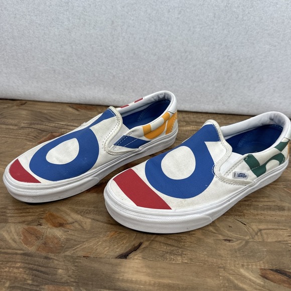 Vans SlipOn 59 Deck Club Blanc / Route 66 Sail Size W 8 M 6.5 SK8 lowtops 500714 - Picture 2 of 7